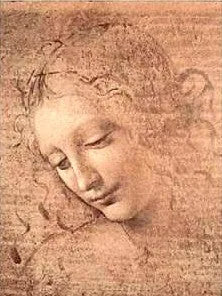 La Scapigliata / Tête de femme - Léonard de Vinci image 1 copie peinte à la main à l’huile