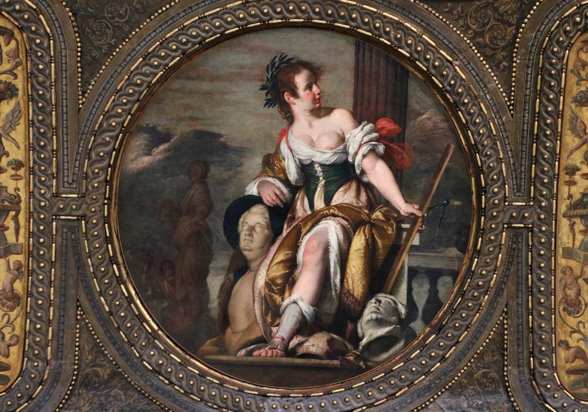 La scultura - Bernardo Strozzi image 1 tableau peint à l’huile sur toile