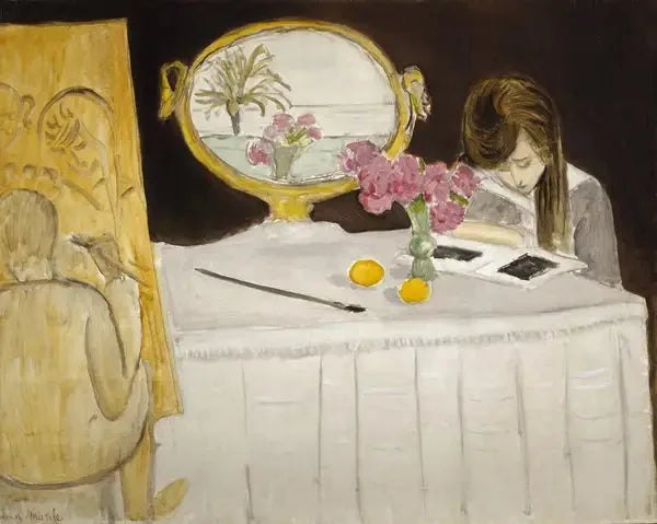 La Séance de peinture - Henri Matisse image 1 reproduction artisanale de tableau