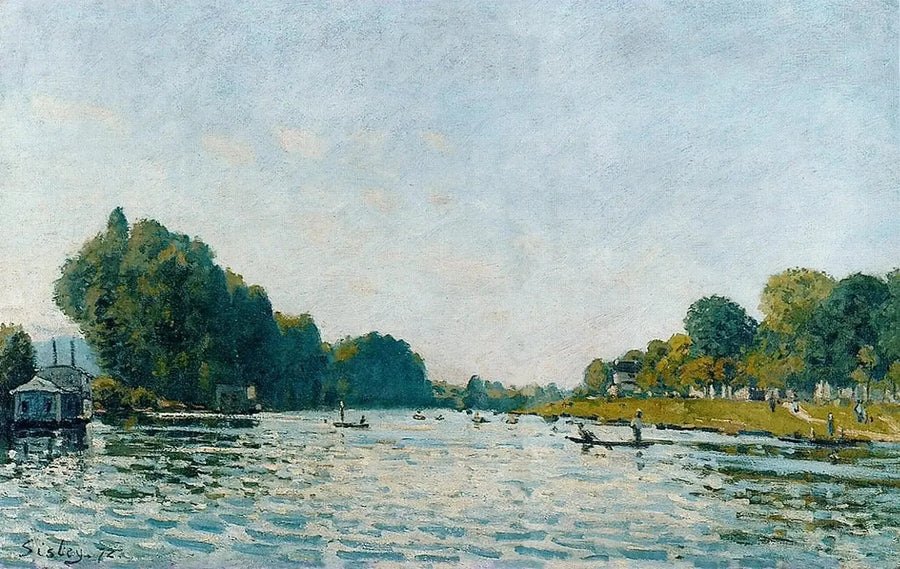 La Seine à Bougival - Alfred Sisley