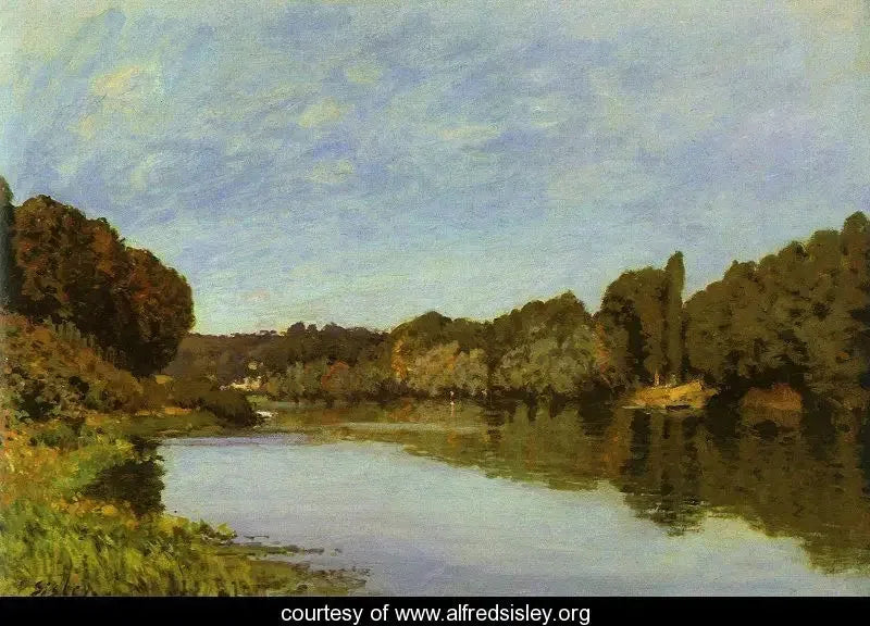 La Seine à Bougival - Alfred Sisley image 1 tableau peint à l’huile sur toile
