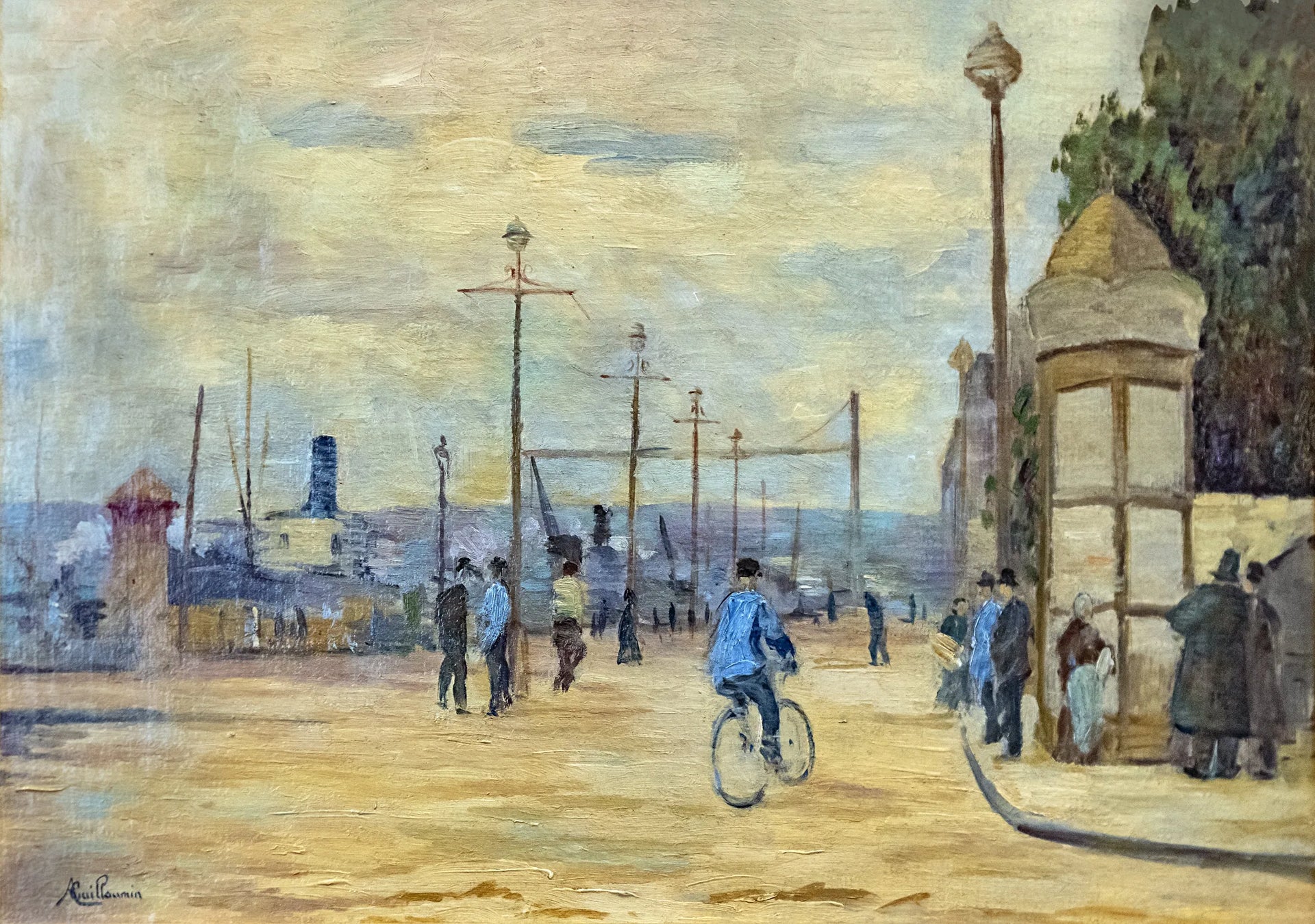 La Seine à Charenton - Armand Guillaumin image 1 reproduction de peinture à l’huile