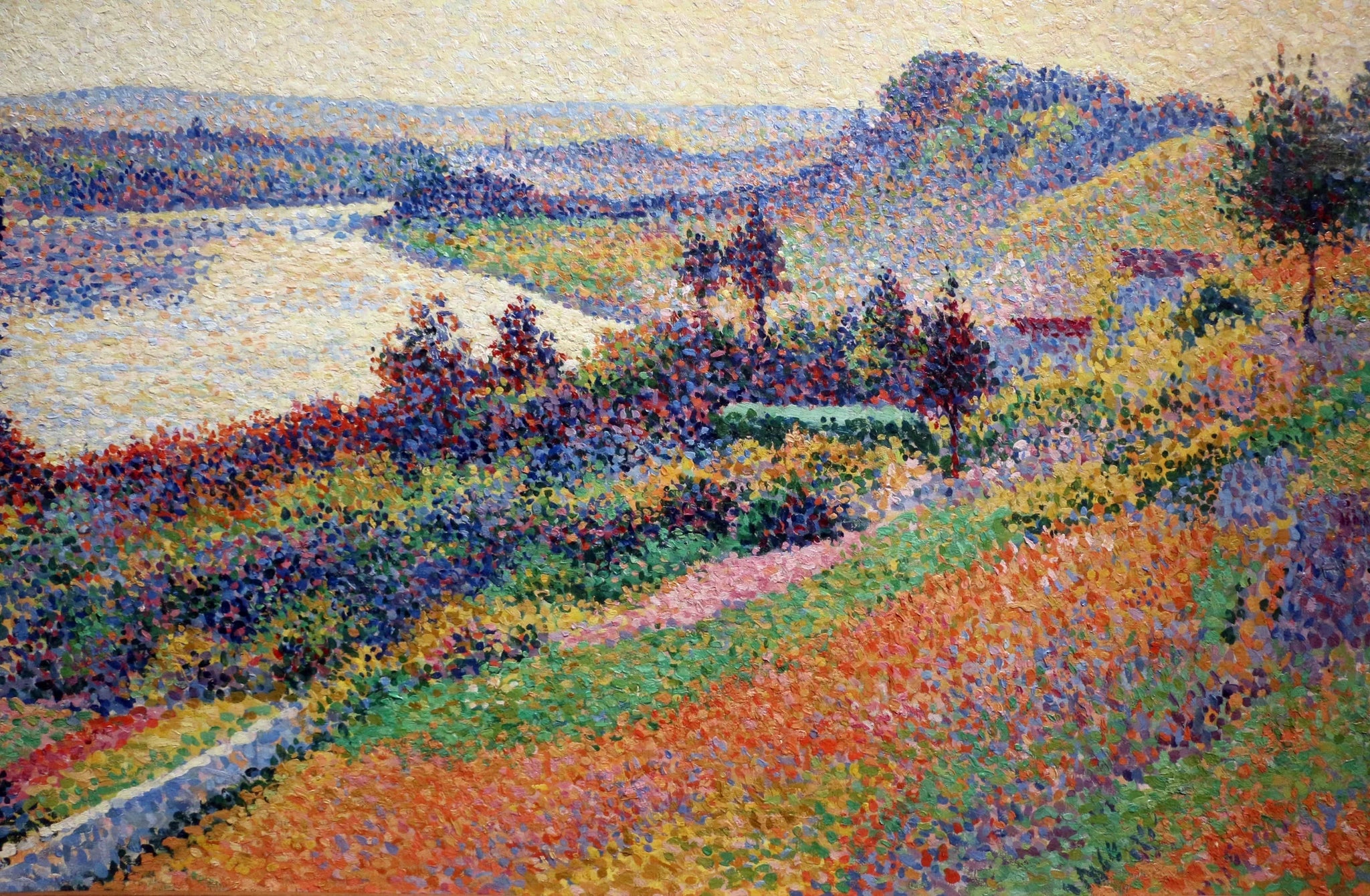 La Seine à Herblay - Maximilien Luce image 1 reproduction d’œuvre d’art à l’huile
