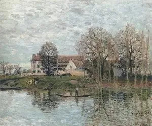 La Seine à Port-Marly - Alfred Sisley