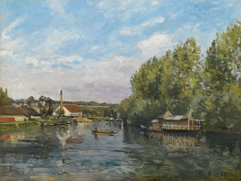 La Seine à Port-Marly - Camille Pissarro