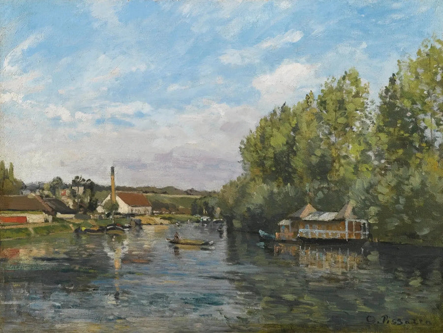 La Seine à Port-Marly - Camille Pissarro