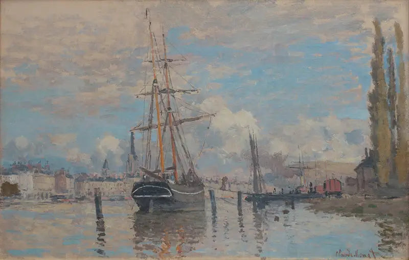 La Seine à Rouen - Claude Monet image 1 tableau peint à l’huile sur toile