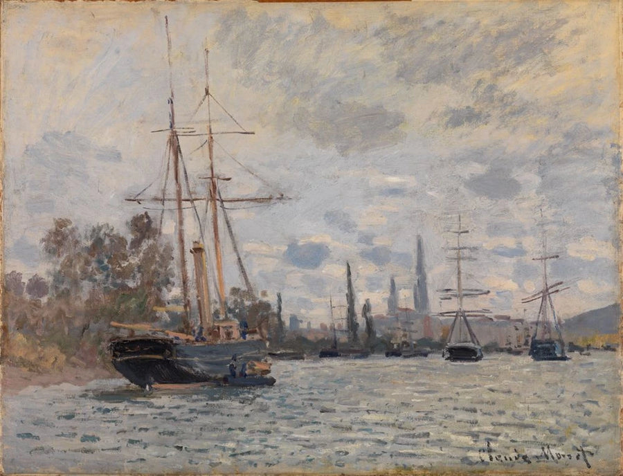 La Seine à Rouen W268 – Claude Monet