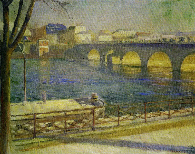 La Seine à Saint-Cloud - Edvard Munch