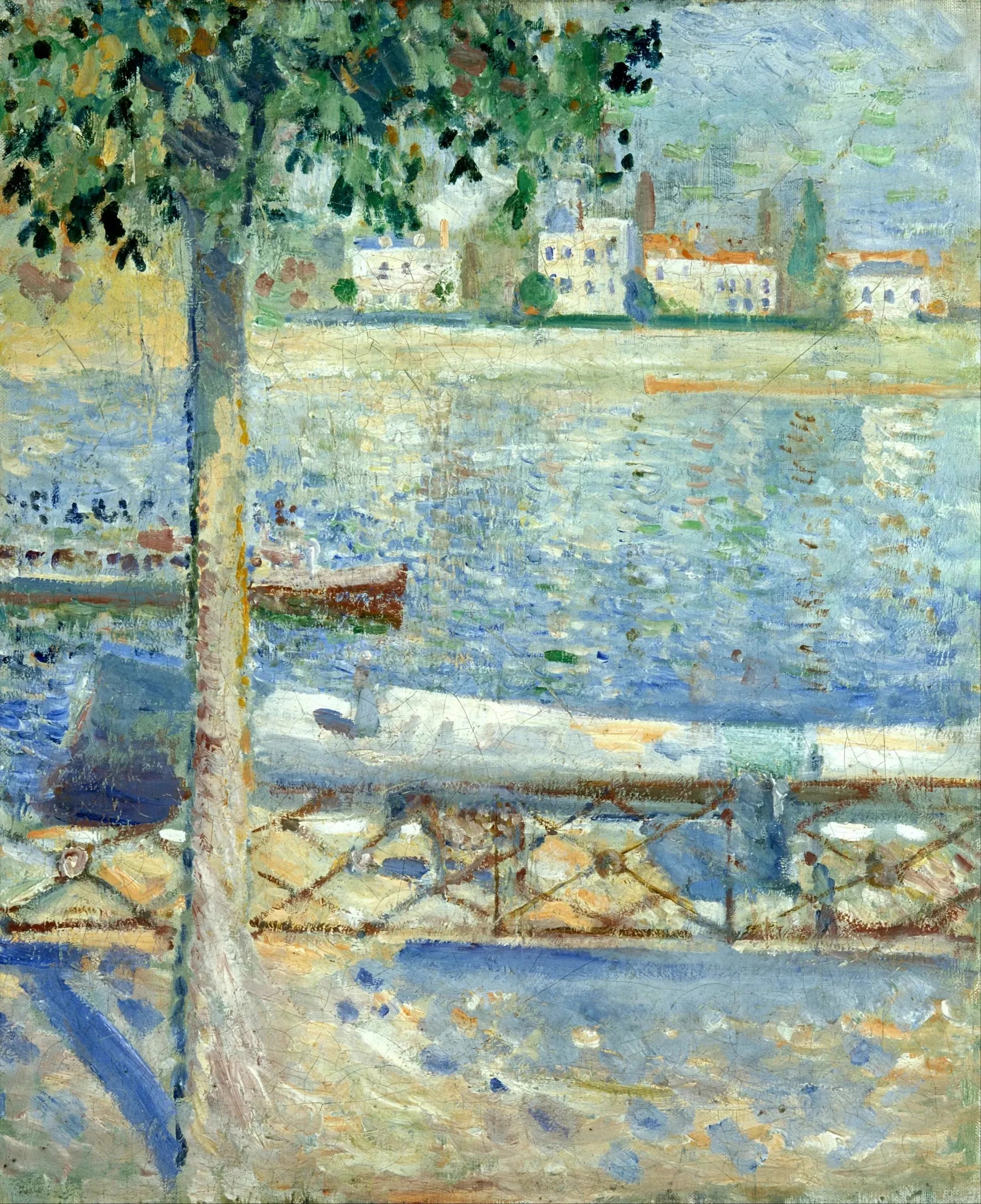 La Seine à Saint-Cloud - Edvard Munch image 1 reproduction de peinture à l’huile