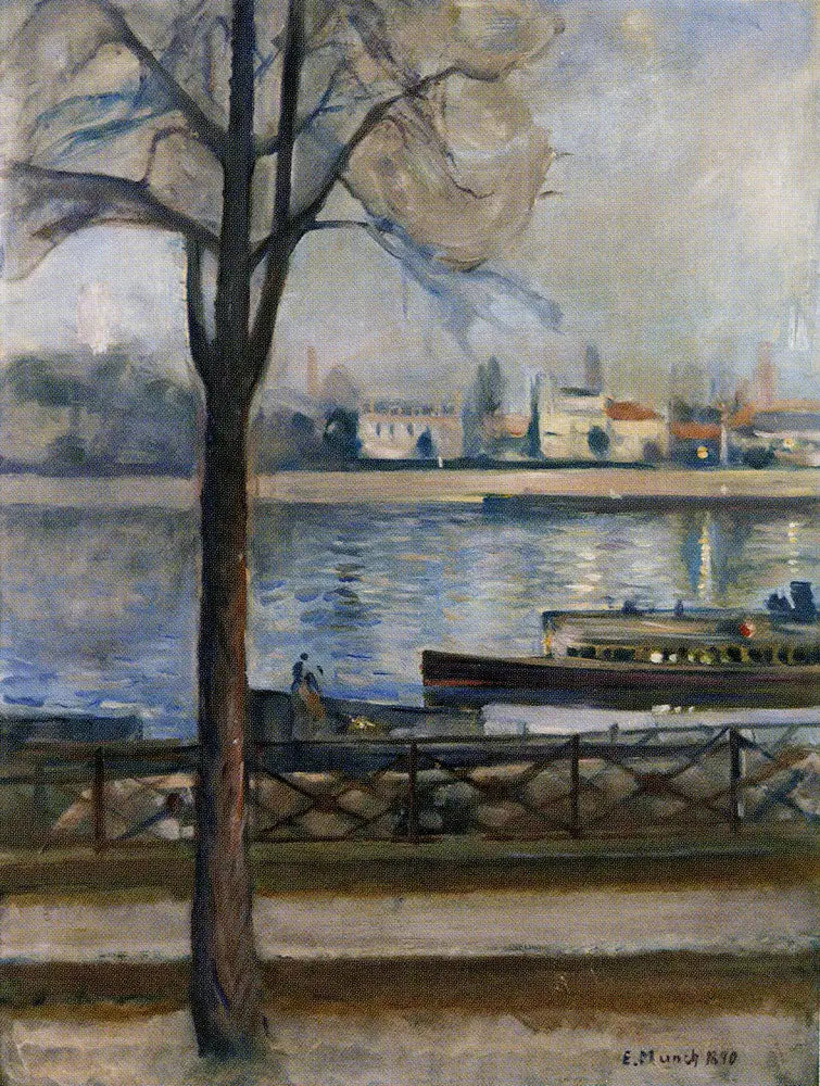 La Seine à Saint-Cloud - Edvard Munch