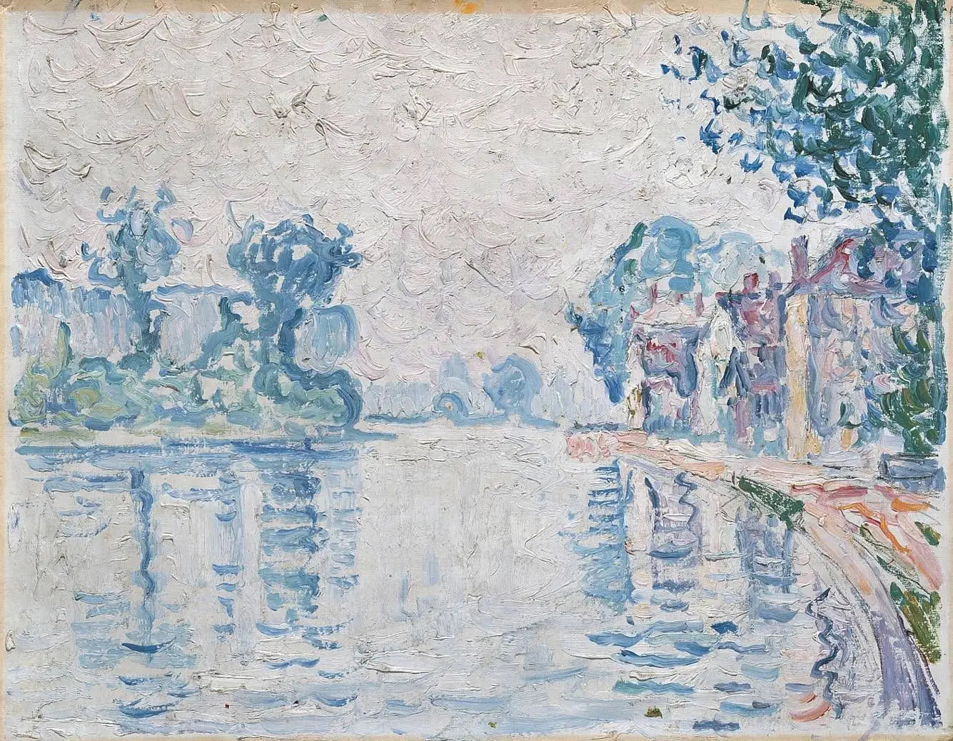 La Seine à Samois - Paul Signac image 1 tableau peint à l’huile sur toile
