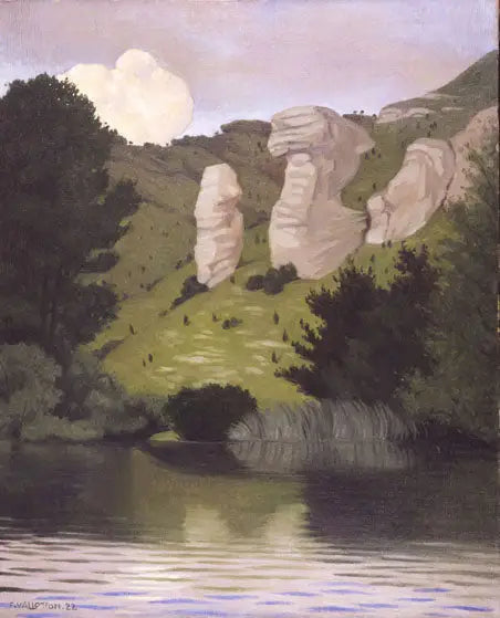 La Seine à Tournedos - Félix Vallotton image 1 tableau peint à l’huile sur toile