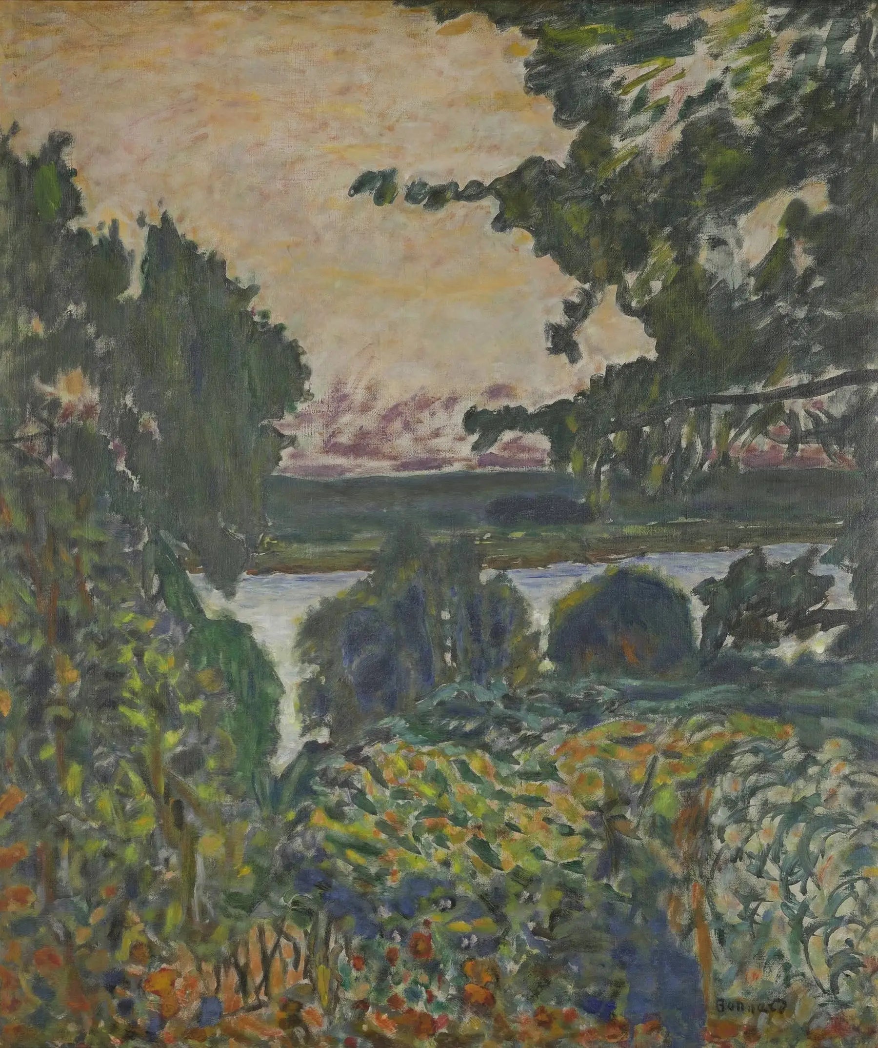 La Seine à Vernon - Pierre Bonnard image 1 reproduction artisanale de tableau