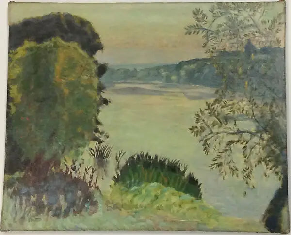 La Seine à Vernon - Pierre Bonnard image 1 reproduction d’œuvre d’art à l’huile