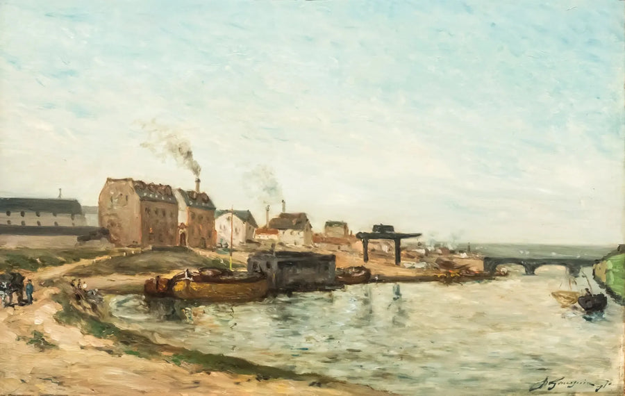 La Seine au Pont de Grenelle - Paul Gauguin