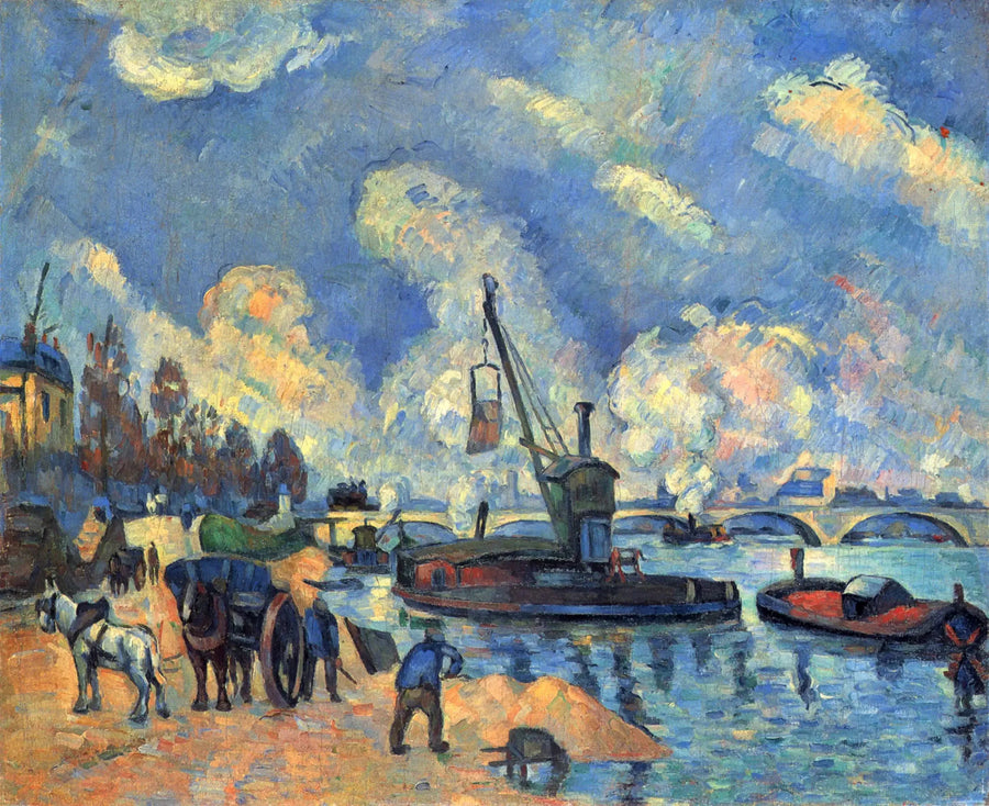 La Seine au quai d'Austerlitz - Paul Cézanne