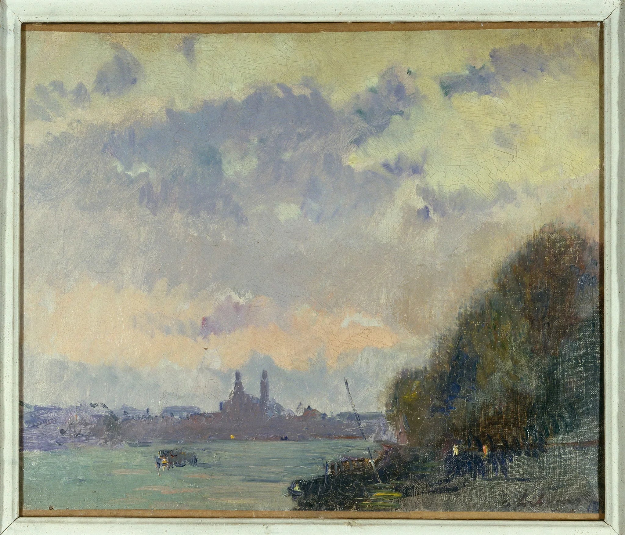 La Seine et l'ancien Trocadéro - Albert Lebourg image 1 reproduction d’œuvre d’art à l’huile