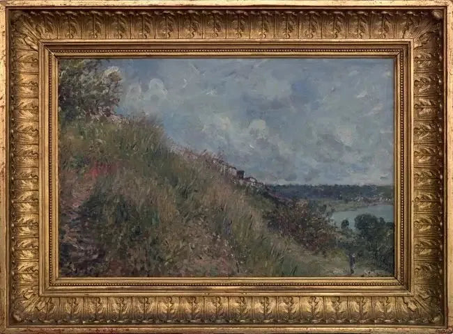 La Seine, vue des coteaux de By - Alfred Sisley
