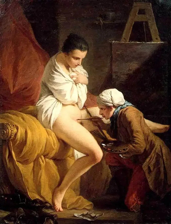 La selle de bât - Pierre Subleyras image 1 reproduction de peinture à l’huile