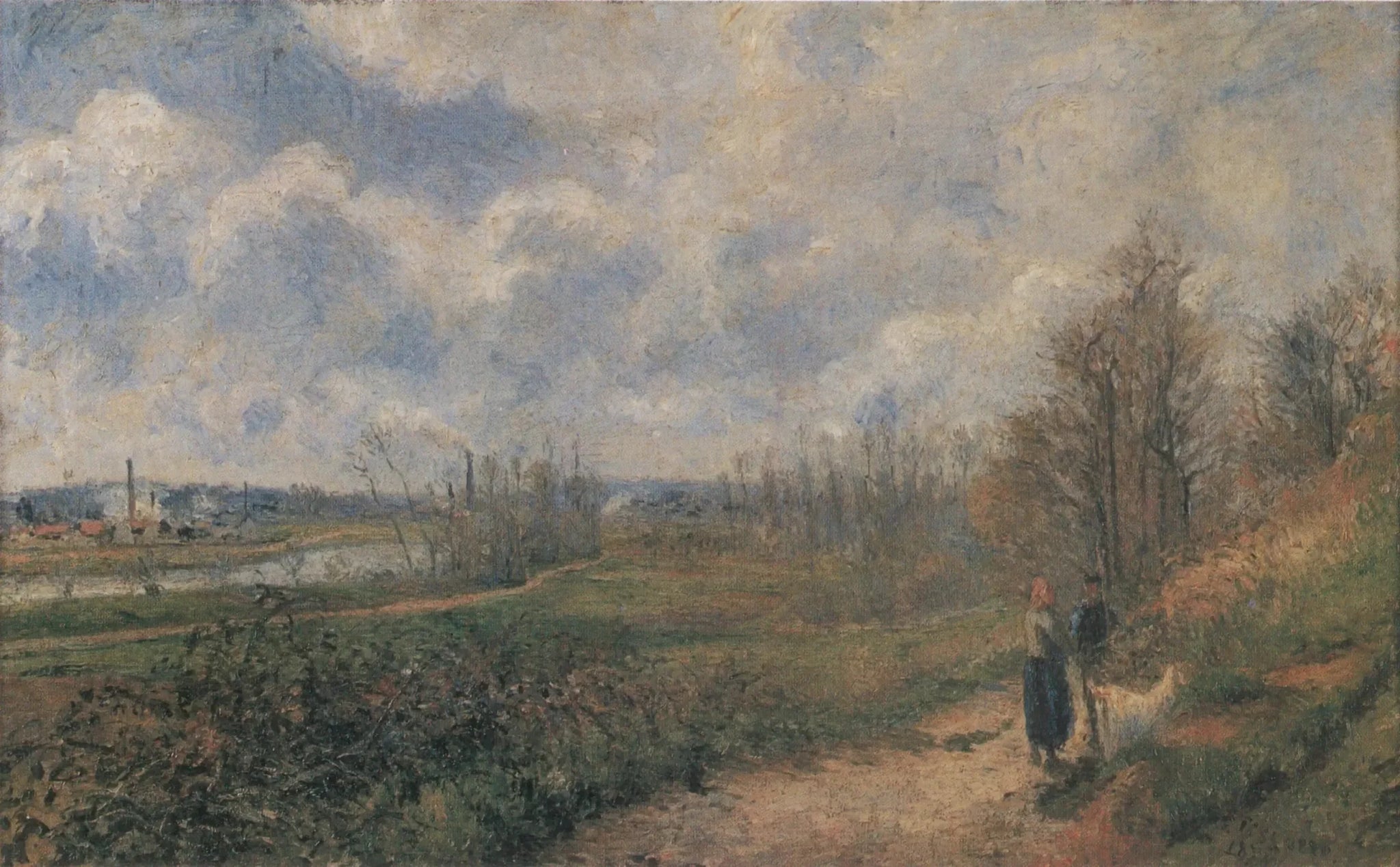 La Sente du Chou - Camille Pissarro image 1 tableau peint à l’huile sur toile