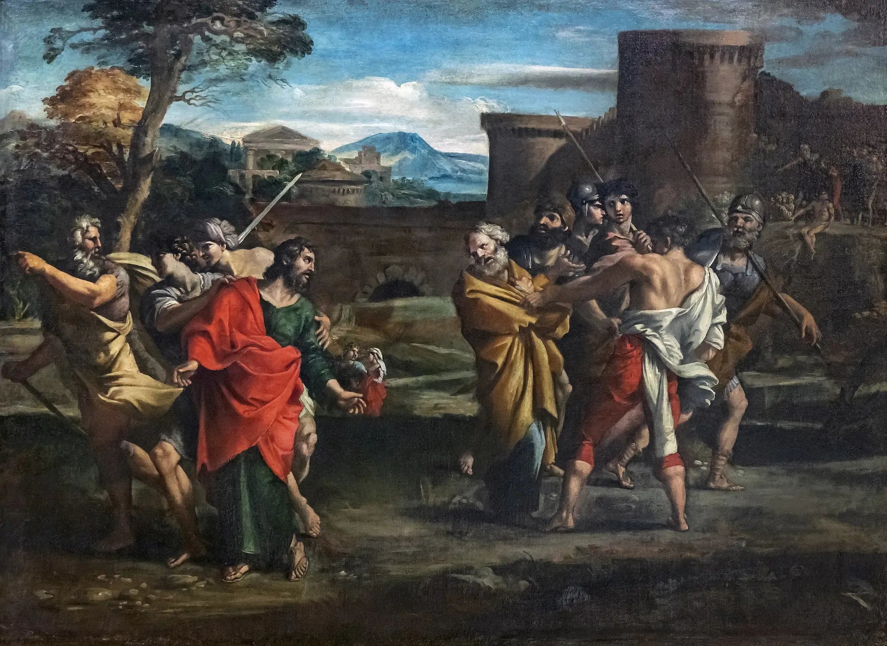 La séparation de Saint Pierre et de Saint Paul - Giovanni Lanfranco image 1 reproduction réalisée par Alpha Reproduction