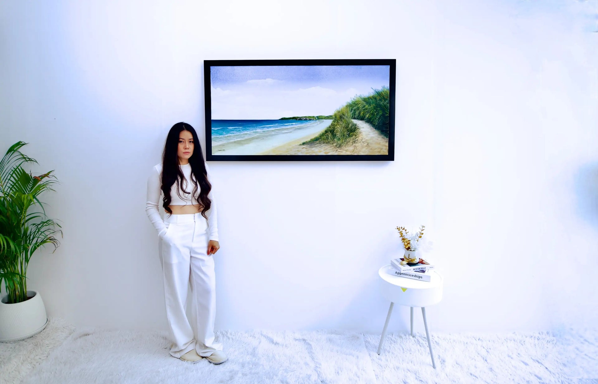 La Sérénité à la Plage | 120 x 60 cm image 3 reproduction artisanale de tableau