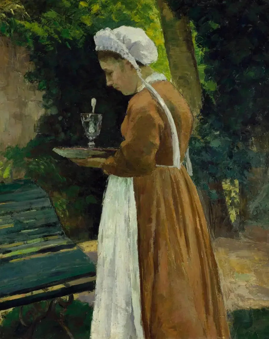 La servante - Camille Pissarro image 1 reproduction artisanale de tableau