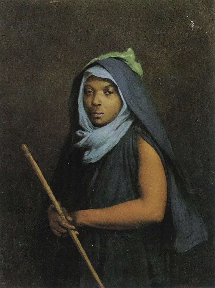 La servante noire - Jean-Léon Gérôme image 1 tableau peint à l’huile sur toile