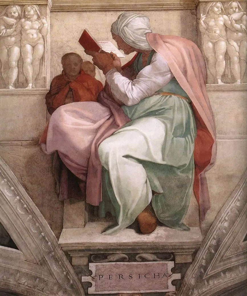 La Sibylle de Perse - Michel-Ange