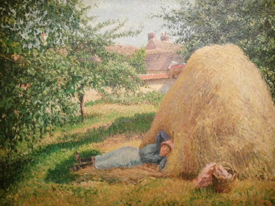 La Sieste, Éragny - Camille Pissarro