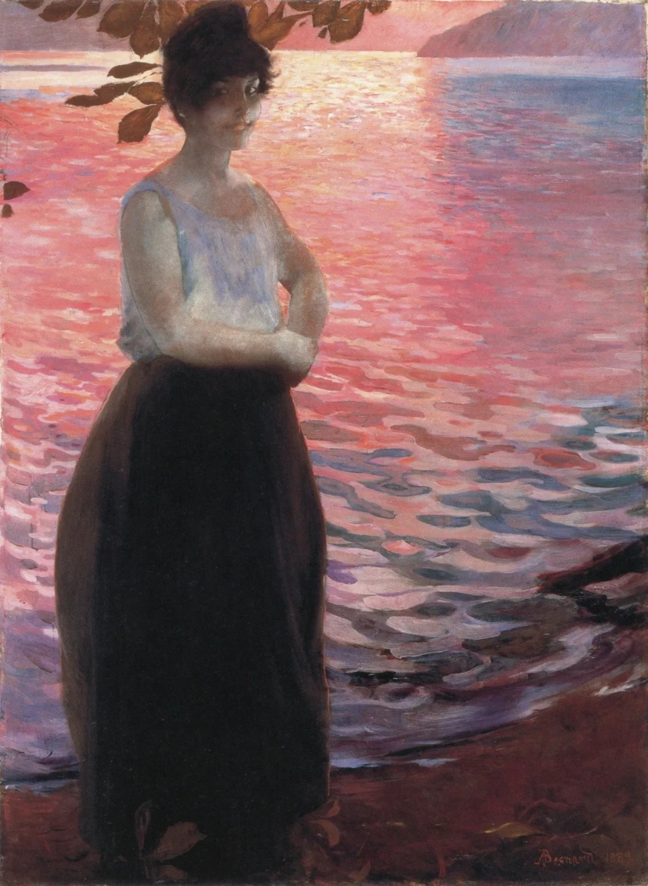 La Sirène - Albert Besnard image 1 copie de tableau peinte à la main