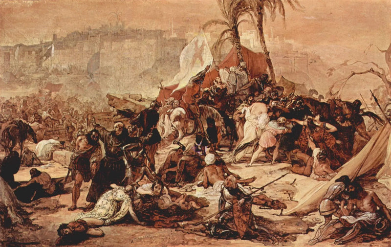 La soif des croisés à Jérusalem - Francesco Hayez
