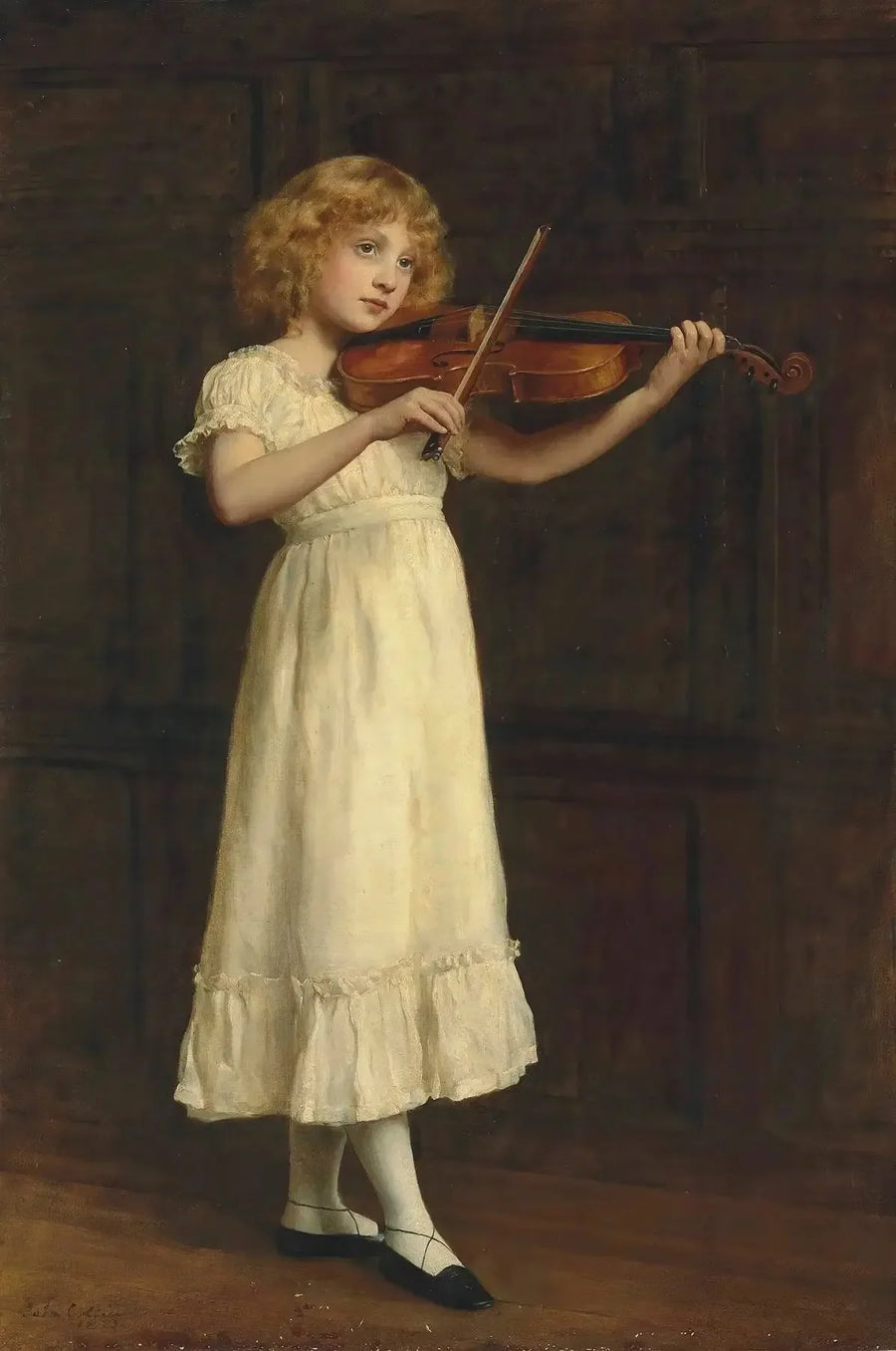 La Sonatine - John Collier image 1 reproduction de peinture à l’huile