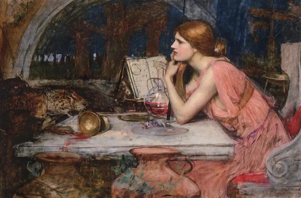 La sorcière - John William Waterhouse image 1 reproduction réalisée par Alpha Reproduction