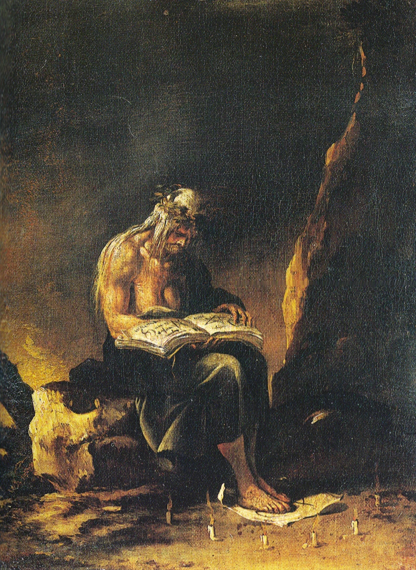 La sorcière - Salvator Rosa image 1 reproduction réalisée par Alpha Reproduction