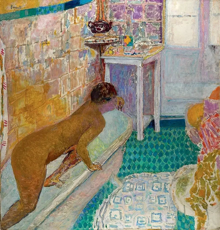 La sortie de la baignoire - Pierre Bonnard