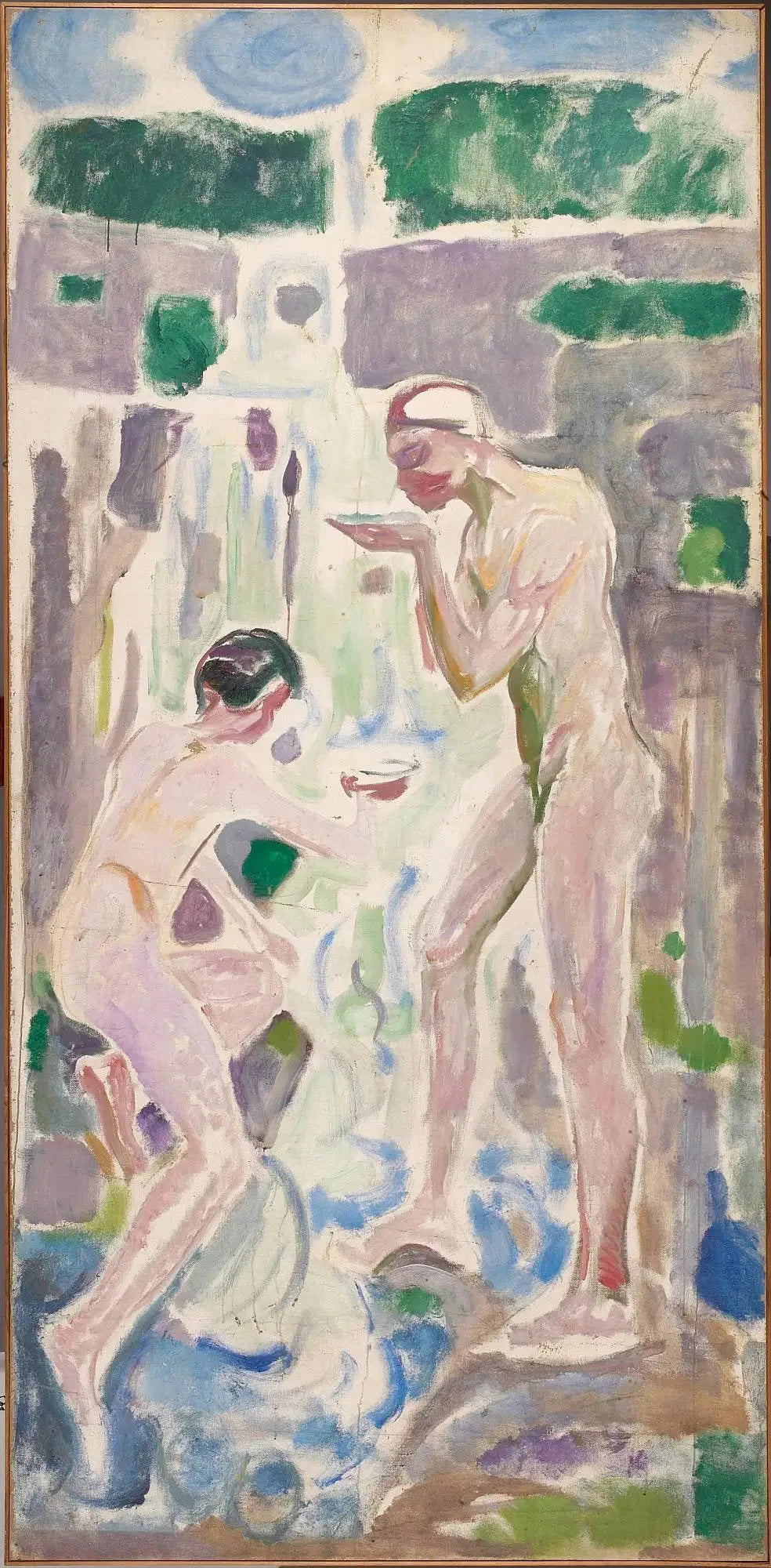 La Source - Edvard Munch image 1 copie peinte à la main à l’huile