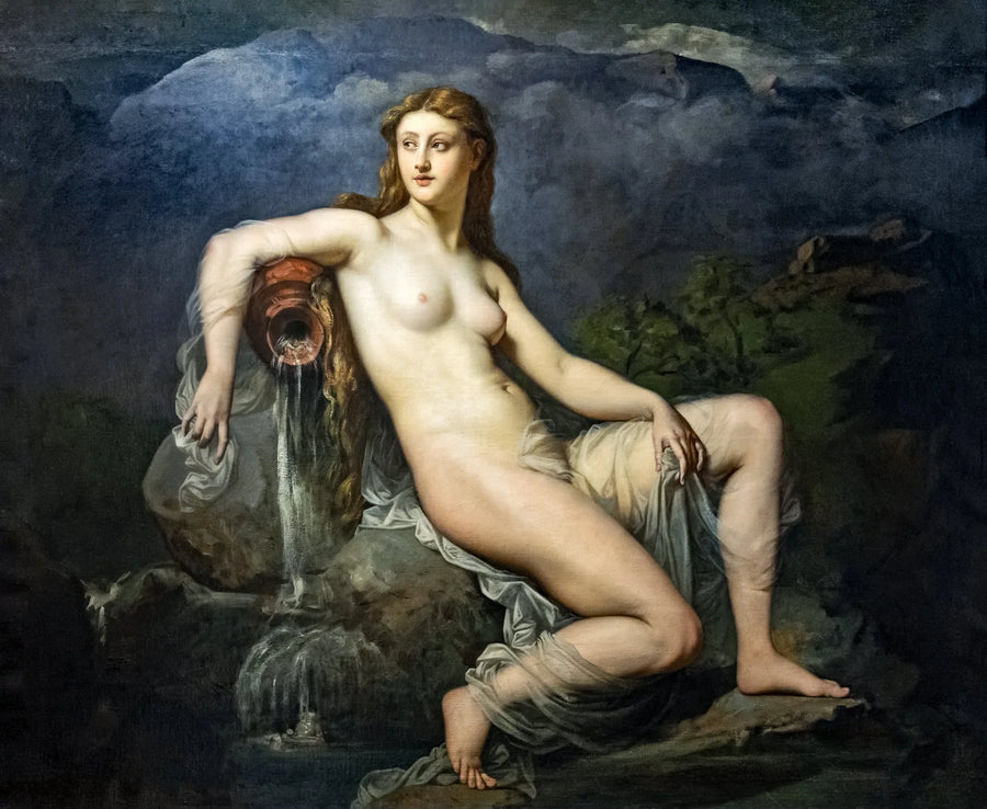 La Source ou L'Eau - Henri Lehmann