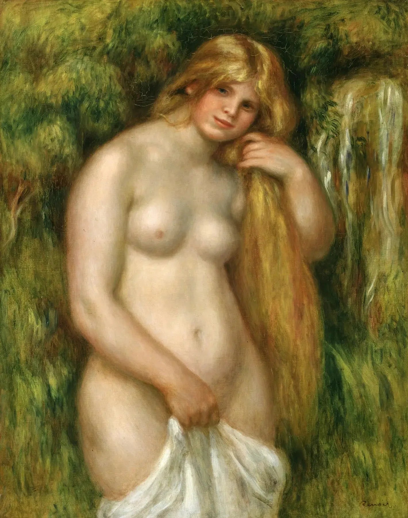 La Source - Pierre-Auguste Renoir image 1 reproduction de peinture à l’huile