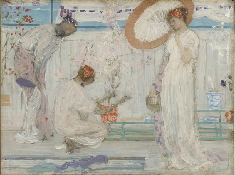 La Symphonie Blanche : Trois Filles - James Abbott McNeill Whistler
