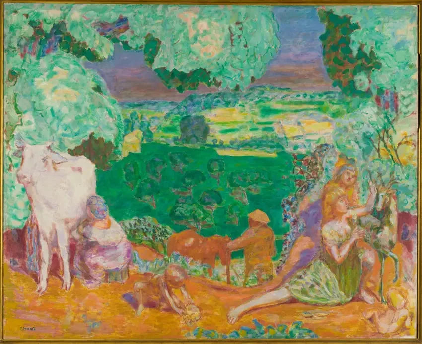 La Symphonie pastorale - Pierre Bonnard image 1 copie de tableau peinte à la main