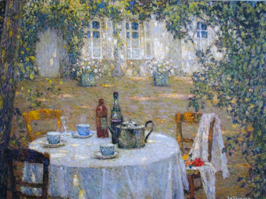 La Table au soleil - Henri Le Sidaner