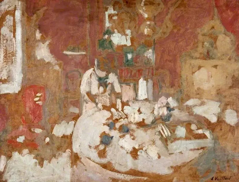 La Table - Édouard Vuillard image 1 copie de tableau peinte à la main