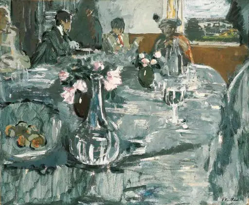 La table - Édouard Vuillard image 1 tableau peint à l’huile sur toile