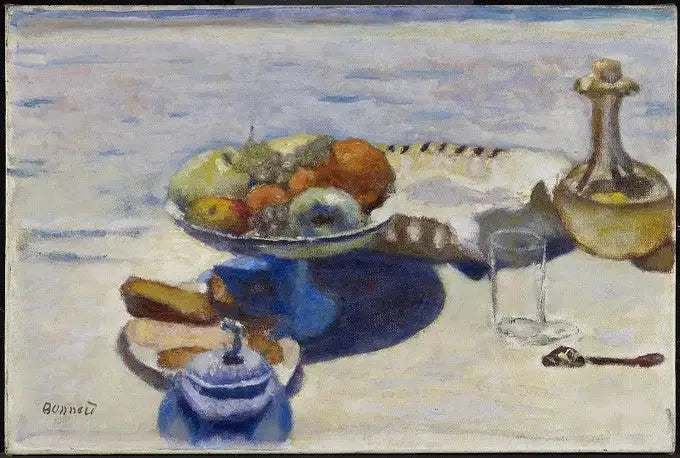 La table garnie - Pierre Bonnard image 1 copie peinte à la main à l’huile