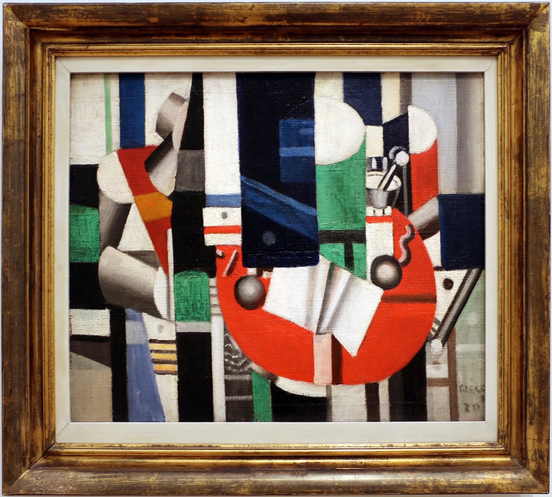 La Table Rouge - Fernand Léger image 1 copie peinte à la main à l’huile