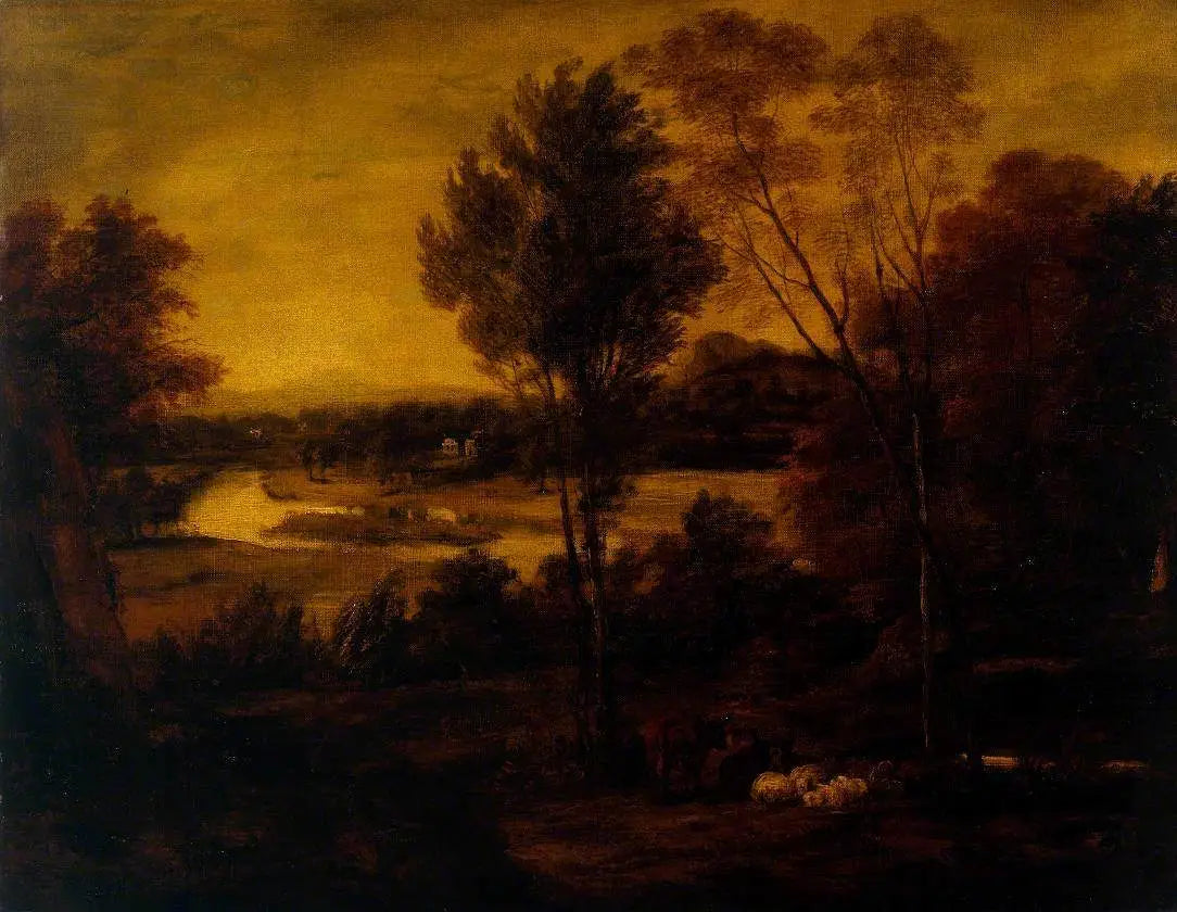La Tamise depuis Richmond Hill - Joshua Reynolds image 1 reproduction de peinture à l’huile