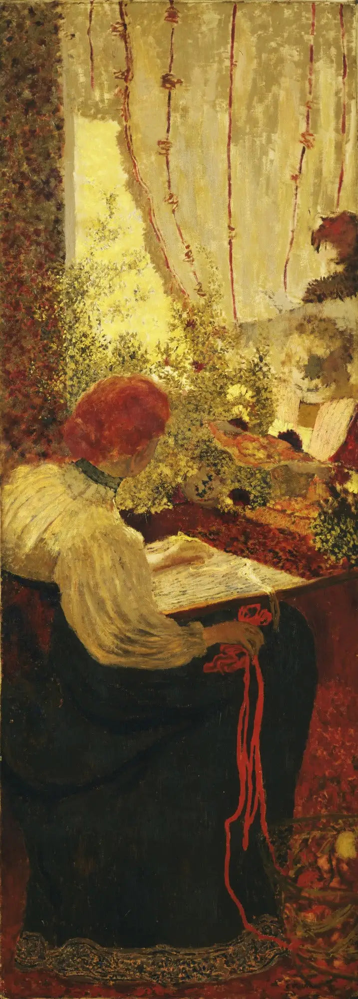 La tapisserie - Édouard Vuillard image 1 reproduction de peinture à l’huile