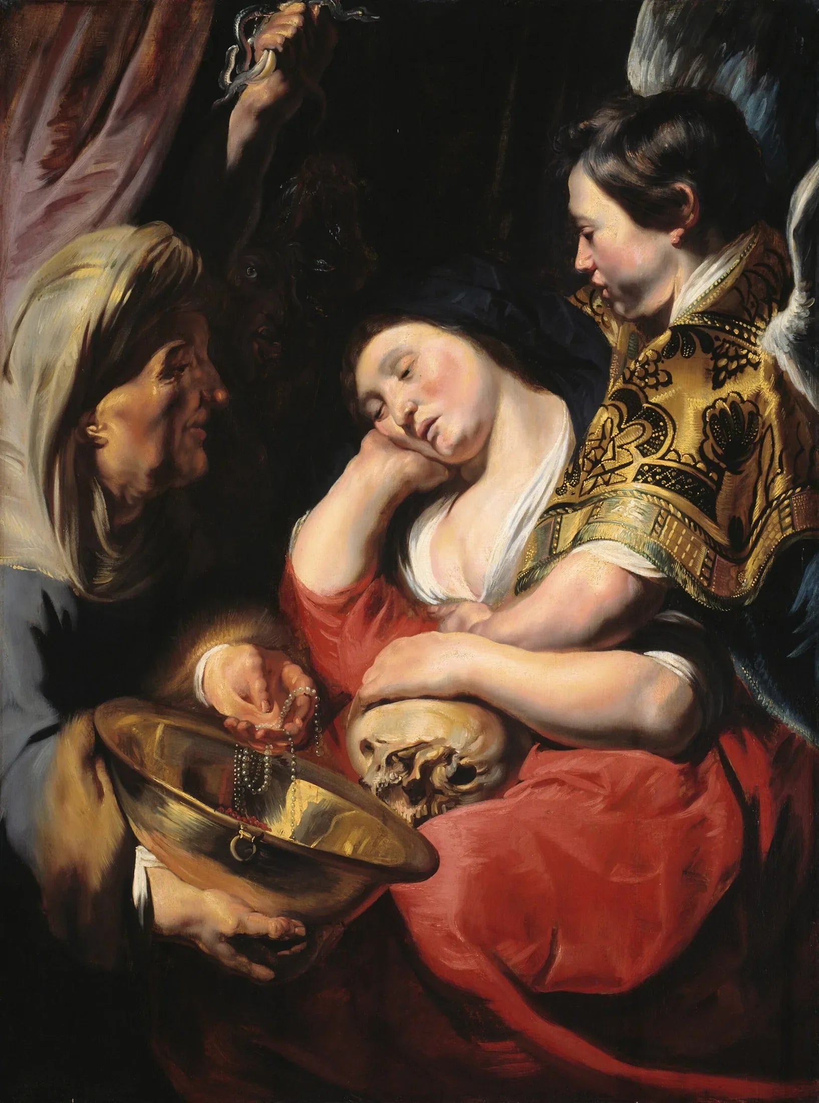La tentation de Marie-Madeleine - Jacob Jordaens image 1 copie peinte à la main à l’huile